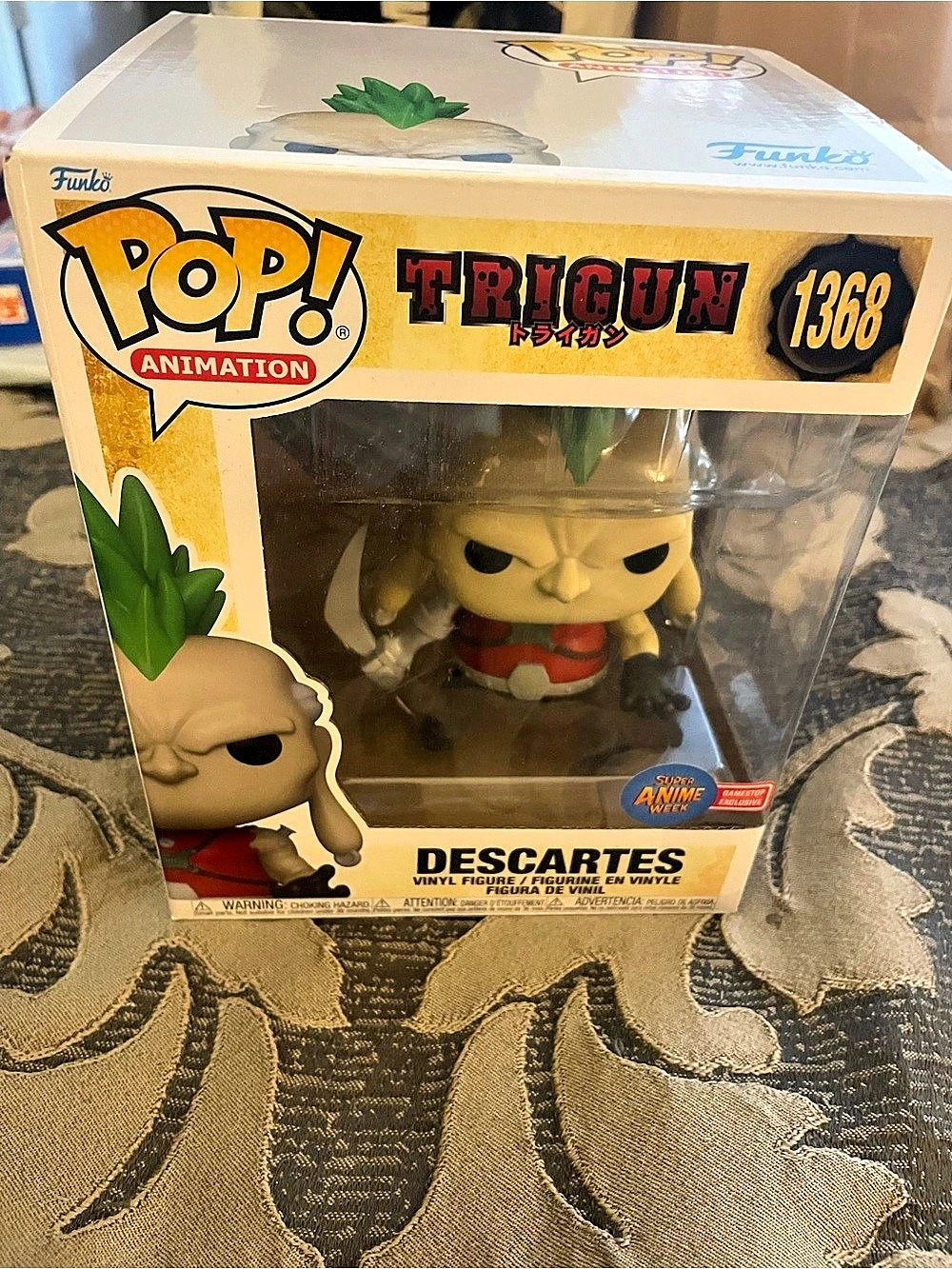NEW-UNOPENED - FUNKO Pop! Animation – Trigun – Descartes #1368